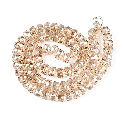 Electroplate Glass Beads Strands EGLA-T021-20K-1