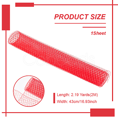 Deco Mesh Ribbons SRIB-WH0011-179A-03-1