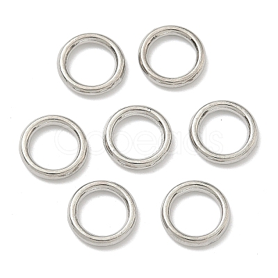 Alloy Soldered Closed Jump Rings X-PALLOY-H039-P-1