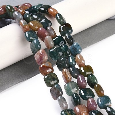 Natural Indian Agate Beads Strands G-M435-A02-01-1