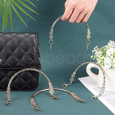4Pcs 2 Colors Iron Bag Handle FIND-FH0001-97-1
