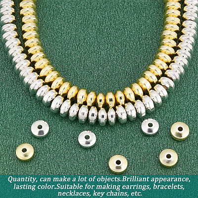 4 Strands 2 Colors Electroplate Non-magnetic Synthetic Hematite Beads Strands G-BC0001-42-1