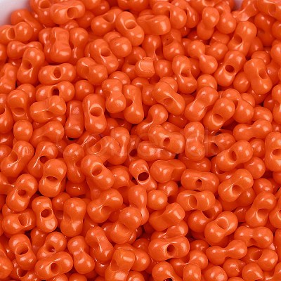 Baking Paint Glass Seed Beads SEED-K010-A10-1