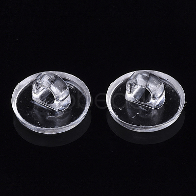 Transparent AS Plastic Charm Base Settings X-FIND-T064-011-1