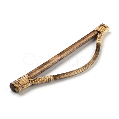 Wood & Rattan Woven Bag Handles FIND-H212-03B-1
