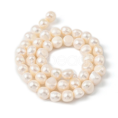 Natural Cultured Freshwater Pearl Beads Strands PEAR-P064-19J-04D-1