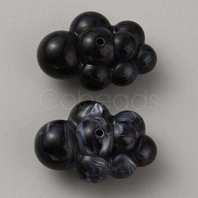 Opaque Acrylic Beads SACR-TAC0005-04B-1