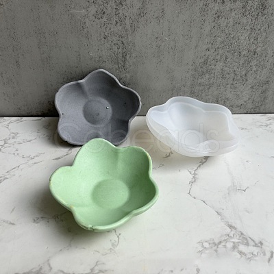 DIY Flower Dish Tray Silicone Molds DIY-C056-08-1