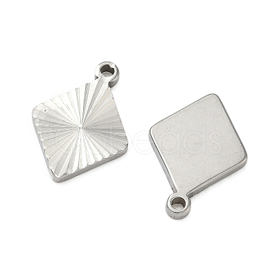 304 Stainless Steel Pendants STAS-C167-08F-P-1