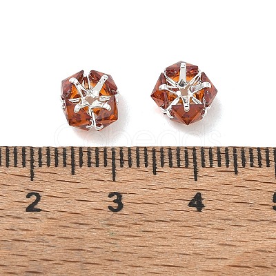 Brass & Glass Beads GL-CBA12D7-02S-1