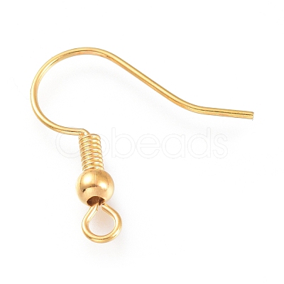 Mixed Materials Earring Hooks KK-XCP0001-18-1