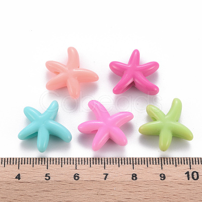 Opaque Acrylic Beads MACR-S373-22A-1