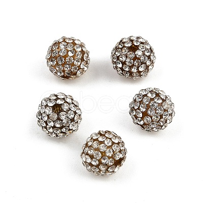 Resin Rhinestone Beads RB-A025-10mm-A37-1