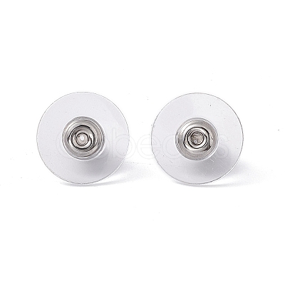 304 Stainless Steel Bullet Clutch Earring Backs STAS-I016-1