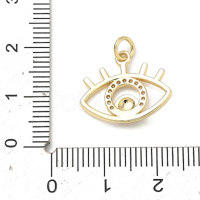 Brass Micro Pave Cubic Zirconia Pendants LS-KK-H255-02A-G03-1