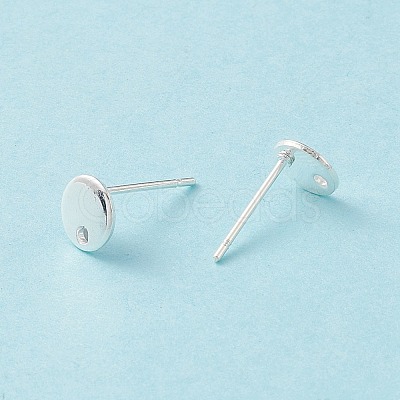 201 Stainless Steel Stud Earring Findings X-STAS-P308-09A-S-1