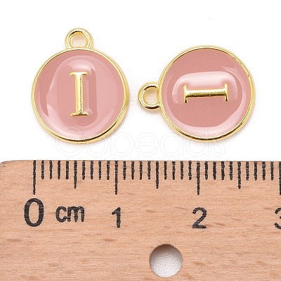 Golden Plated Alloy Enamel Charms X-ENAM-S118-07I-1