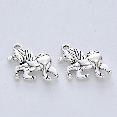 Tibetan Style Alloy Pendants X-TIBE-R316-066AS-RS-1