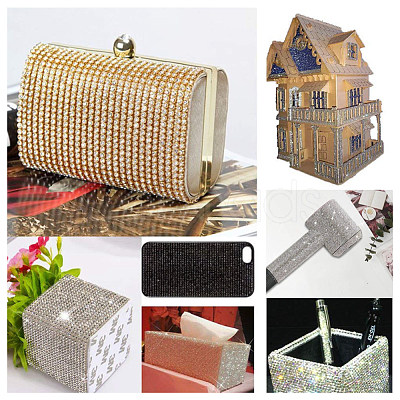 Hot Melting Glass Rhinestone Glue Sheets RB-Q213-03A-1