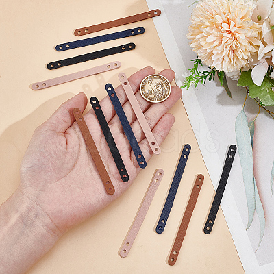 20Pcs 4 Colors PU Leather Bag Handles FIND-NB0006-62-1
