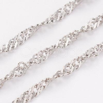 Tarnish Resistant 304 Stainless Steel Singapore Chains CHS-H007-13P-1