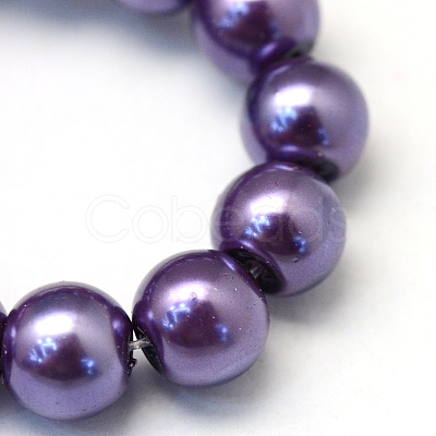 Baking Paint Glass Pearl Bead Strands X1-HY-Q003-3mm-59-1