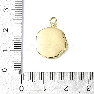 Ocean Theme Brass Enamel Pendants KK-H270-06G-02-1