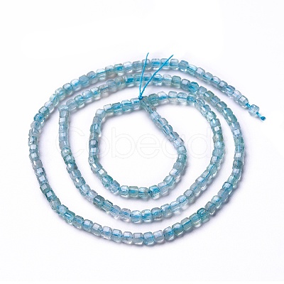 Natural Apatite Beads Strands G-G991-C03-1