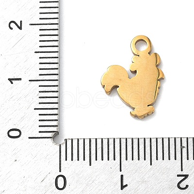 304 Stainless Steel Enamel Pendants LS-STAS-G374-01G-10-1