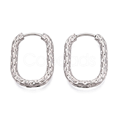 Non-Tarnish 304 Stainless Steel Hoop Earring STAS-A091-17B-P-1