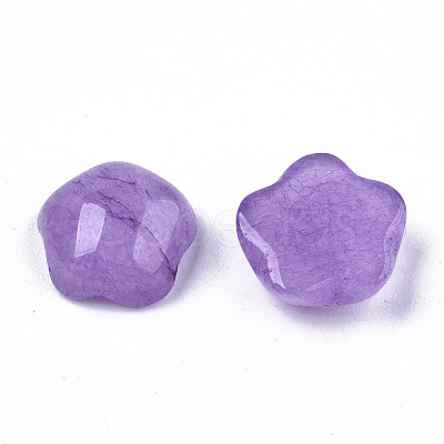 Natural White Jade Cabochons G-T131-52-1