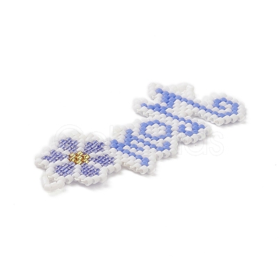 Handmade Loom Pattern MIYUKI Seed Beads PALLOY-MZ00050-02-1