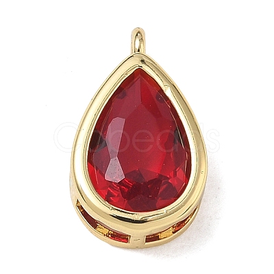 Brass Pave Cubic Zirconia Pendants KK-CBA56EF-34B-G-1