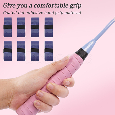 PU Leather Anti-slip Badminton Tennis Racket Grip Tape DIY-SP0005-45G-1
