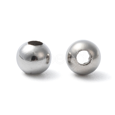Tarnish Resistant 304 Stainless Steel Hollow Round Seamed Beads X-STAS-R032-5mm-1