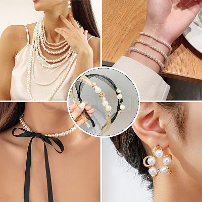 170Pcs Glass Pearl Beads HY-TA0003-03-1