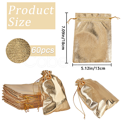 60Pcs Organza Drawstring Bags OP-BBC0001-01E-1