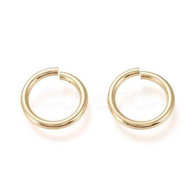 Brass Open Jump Rings KK-L006-017A-G-1