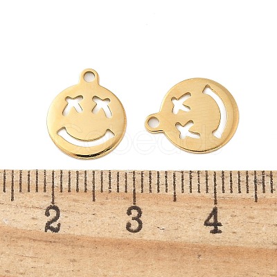 304 Stainless Steel Charms STAS-L022-452G-1