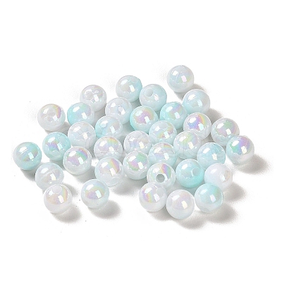 Opaque Acrylic Beads OACR-Z016-01B-02-1