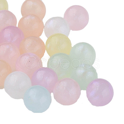 Transparent Acrylic Beads MACR-N006-25A-B01-1