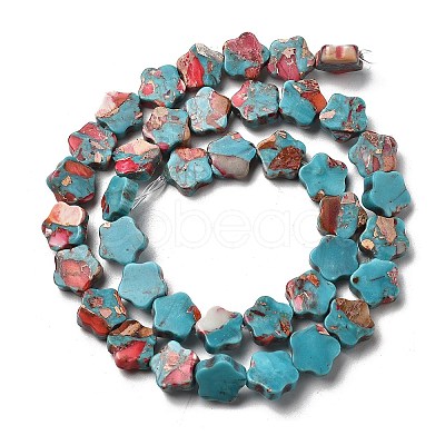 Synthetic Imperial Jasper Beads Strands G-Q050-B01-01-1