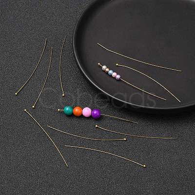 Brass Ball Head Pins RP0.6x70mm-AB-1