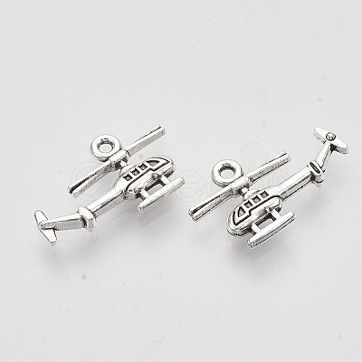 Tibetan Style Alloy Pendants TIBEP-T009-27AS-RS-1