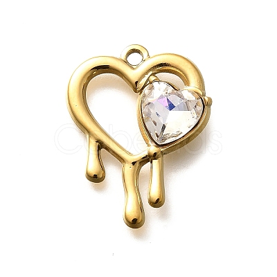 304 Stainless Steel Pendants STAS-Q346-10G-09-1