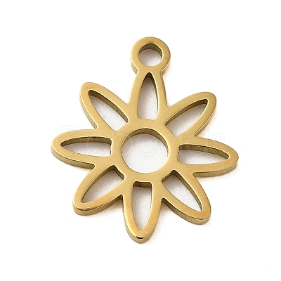 304 Stainless Steel Charms STAS-S123-01G-10-1