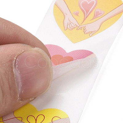 Valentine's Day Heart Paper Stickers LS-DIY-I107-02A-1