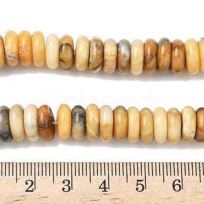 Natural Huanglong Jade Beads Strands G-B155-B03-4x10mm-1