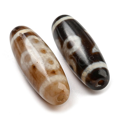 Tibetan Style dZi Beads TDZI-G013-04-1