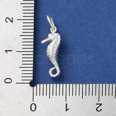 925 Sterling Silver Sea Animal Sea Horse Charms STER-E071-02S-05-1